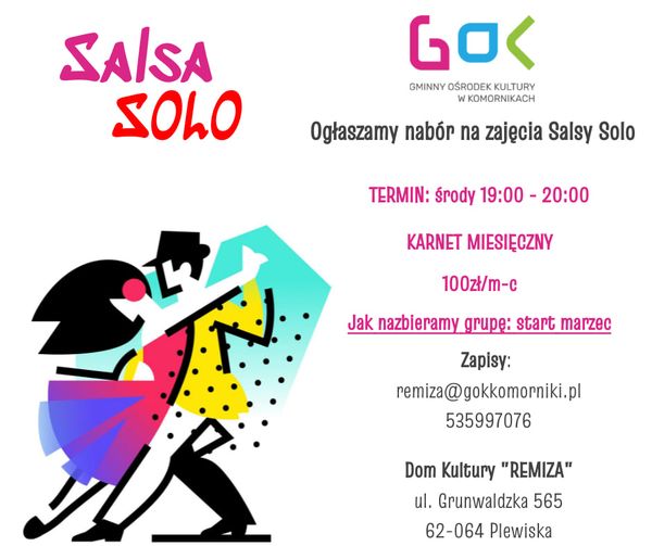 Warsztaty tańca Salsa Solo