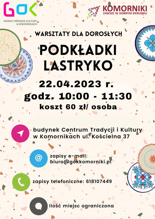 Nowe warsztaty! Podkładki lastryko!