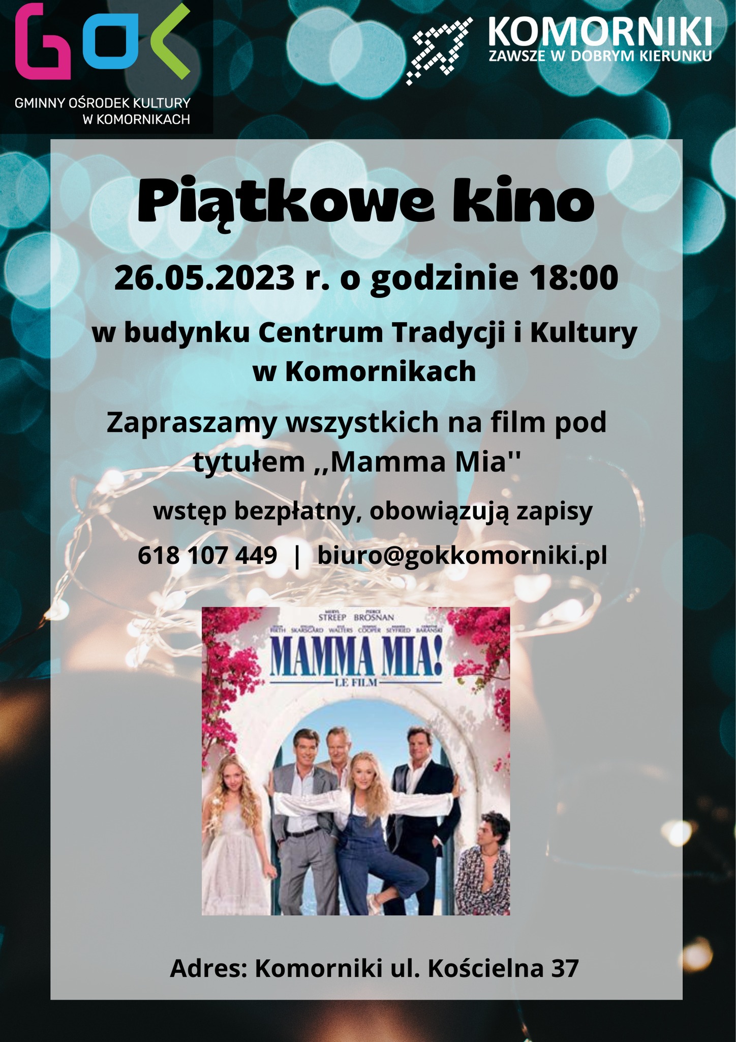 Piątkowe kino – Mamma Mia