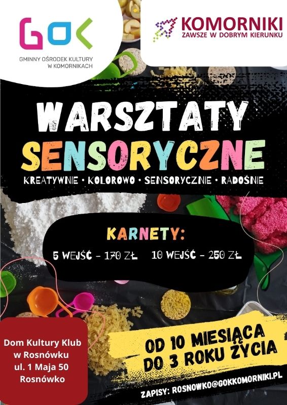 Warsztaty sensoryczne dla dzieci