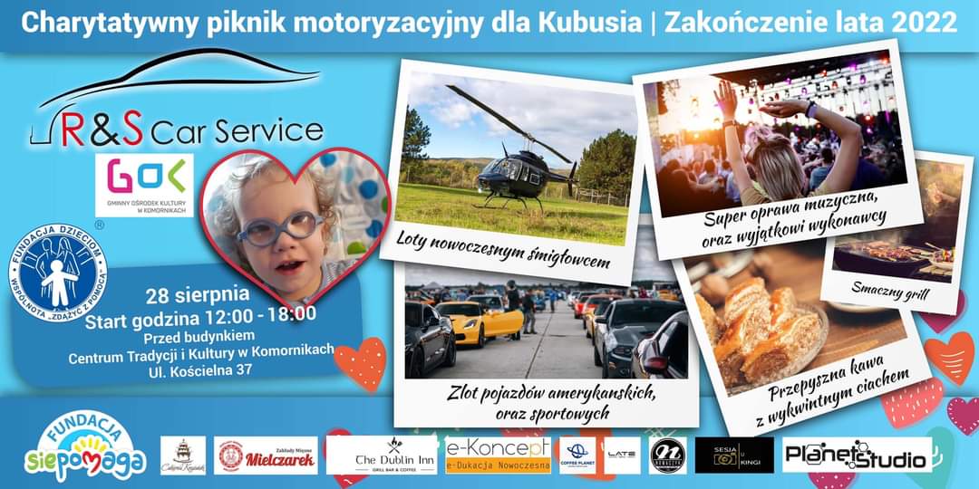 Charytatywny piknik motoryzacyjny dla Kubusia