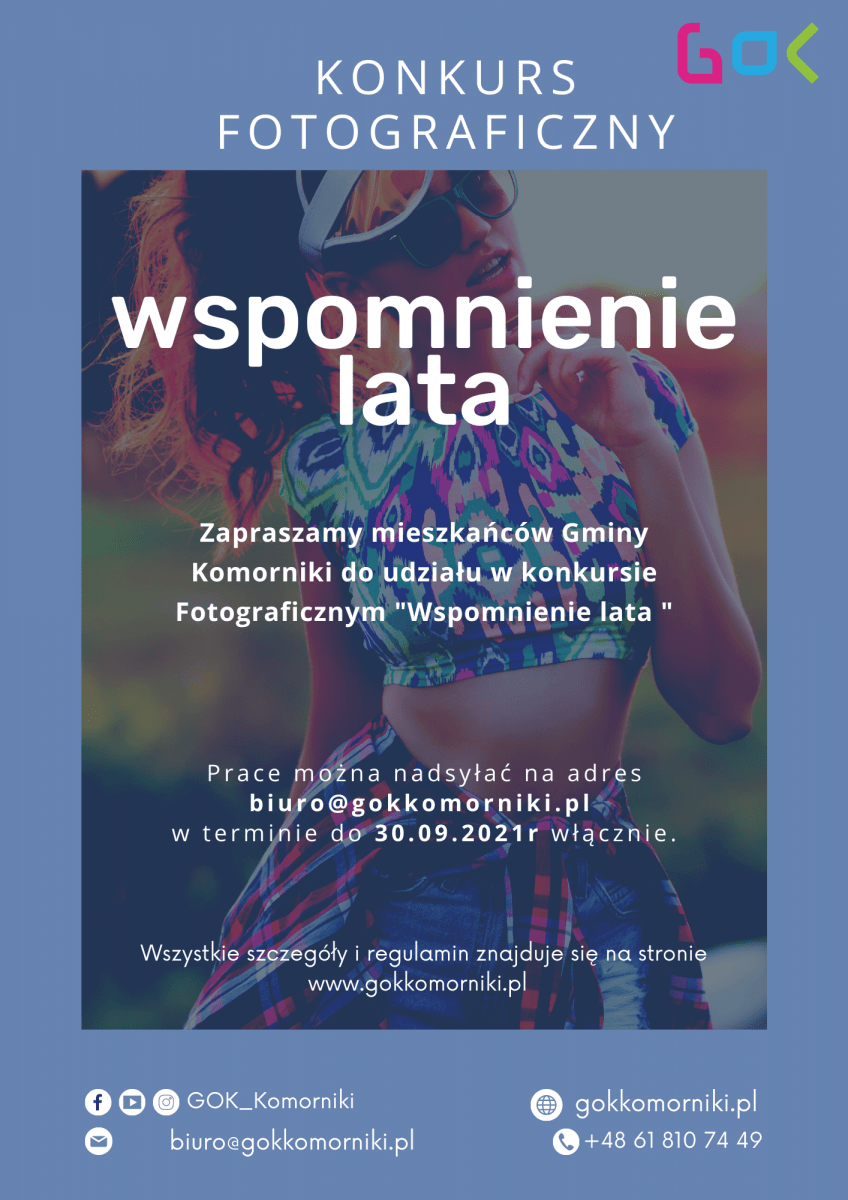 KONKURS FOTOGRAFICZNY Wspomnienie lata