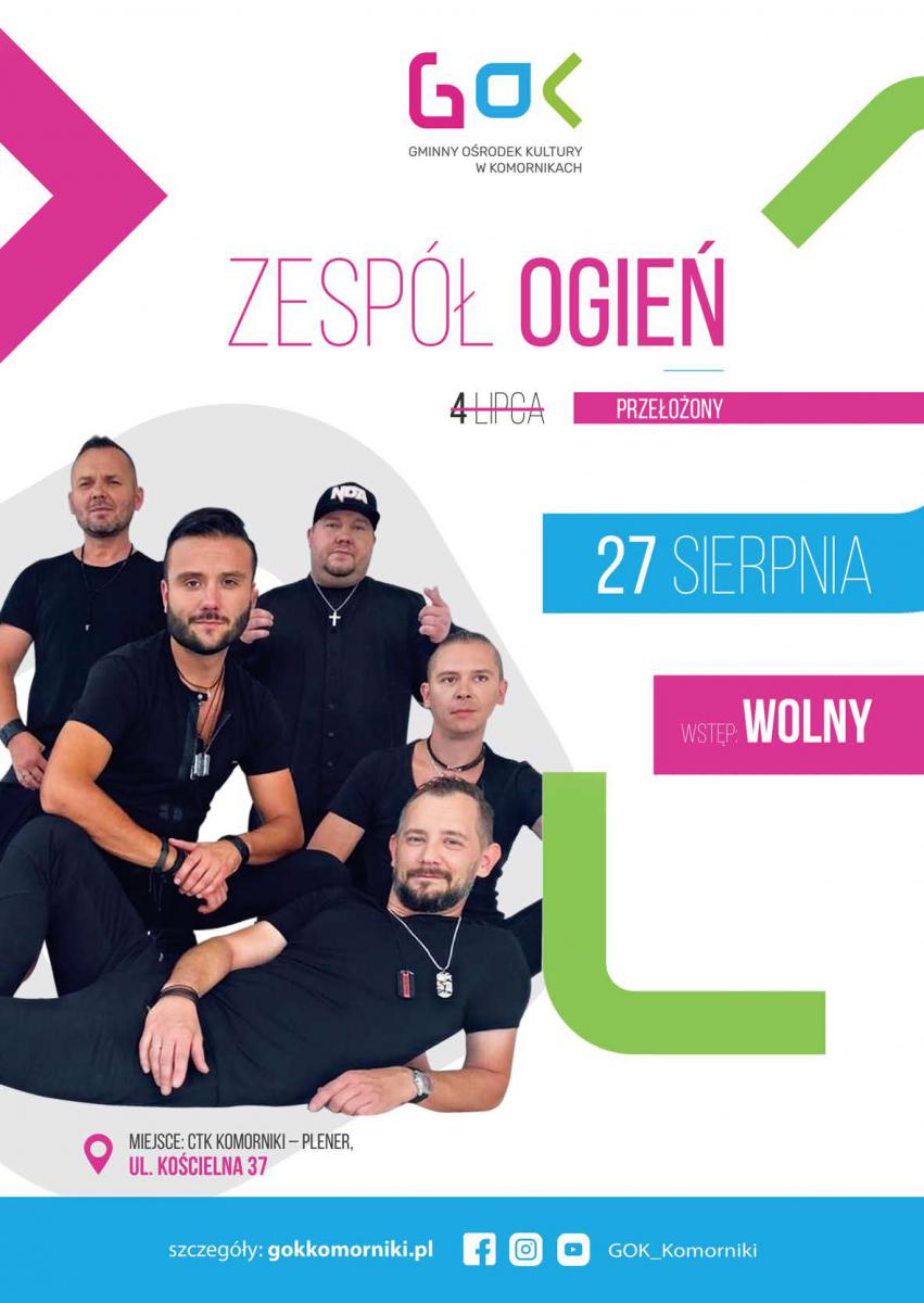 Koncert zespołu „Ogień”