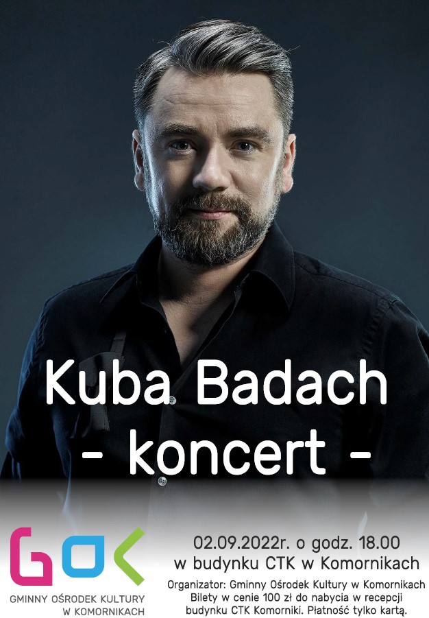 Kuba Badach – koncert