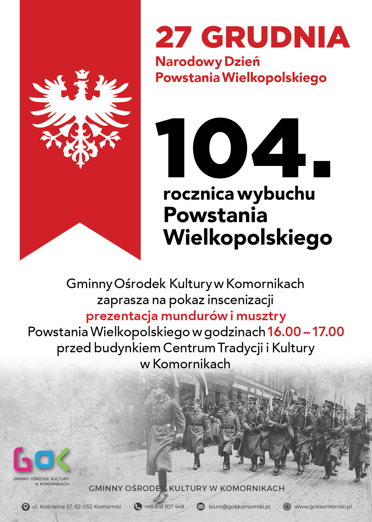 104. rocznica Powstania Wielkopolskiego