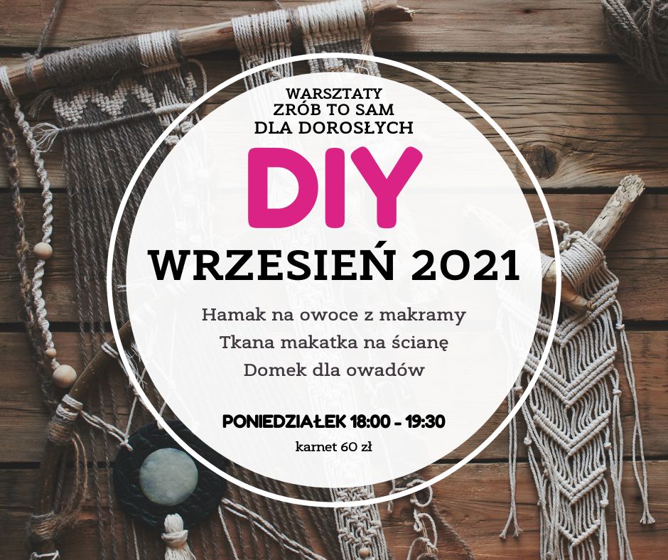 Warsztaty dla dorosłych DIY Zrób to sam